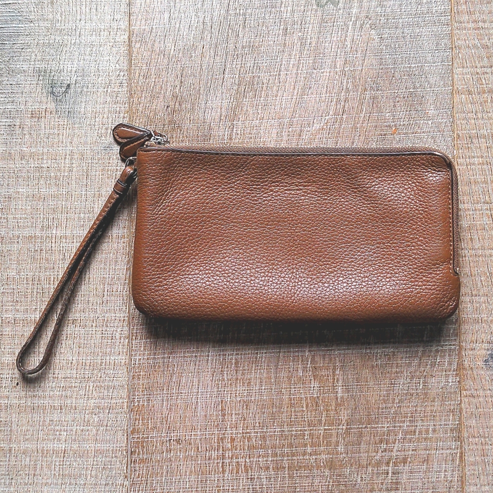 Coach Double Zip Wrist Wallet